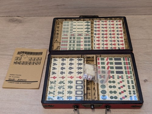 Vintage complete mah - complete,, jongg