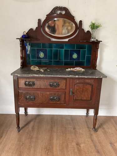 Edwardian art nouveau - art, mahogany