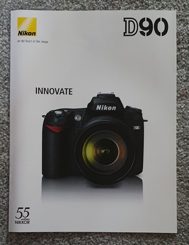 Nikon d90 brochure mint - d90,