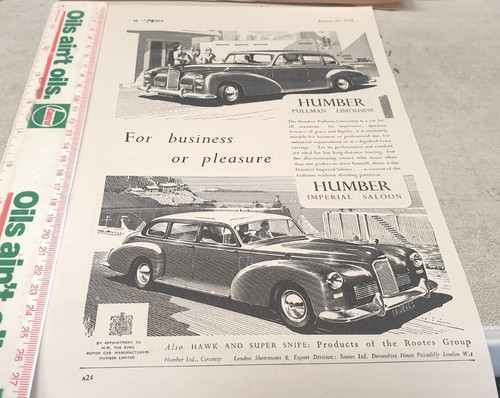 1950 humber imperial pullman - imperial,