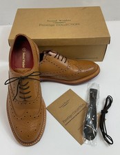 Samuel Windsor Prestige Collection-Tan Leather Brogues UK10/US10.5/EU41