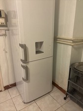 Large White Fridge with Freezer Freestanding.