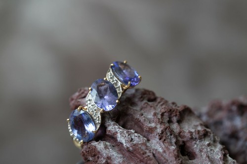Aaa tanzanite diamond 18k - &,