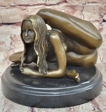 Genuine Solid Bronze Nude Girl