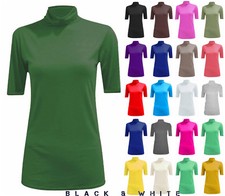 Women Short Sleeve Plain