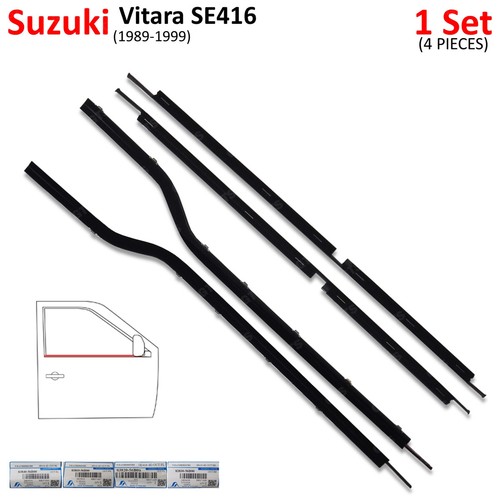 Set outer door belt rubber - door,