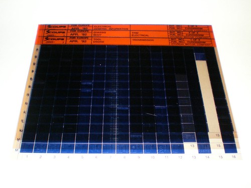 Microfiche spare parts - spare, catalog