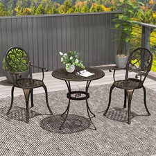 3PCs Garden Aluminium Table