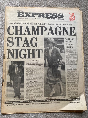 Daily express newspaper july - express,
