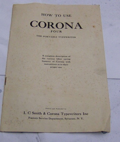 Antique 1920s corona - antique, 4