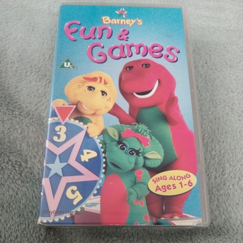 Barney fun games vhs - barney's,