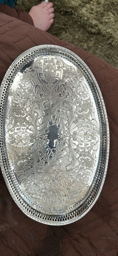 Viners silver plated - silver, engraved