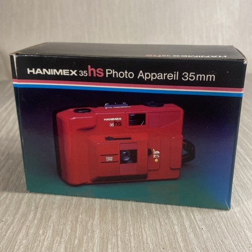 Boxed hanimex 35hs red - red, compact