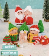 (6438) DK Toy Knitting Pattern for Christmas Festive Friends!