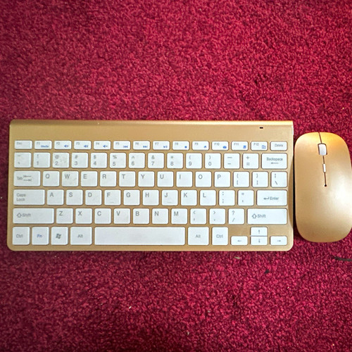 Slim wireless keyboard mouse - keyboard,