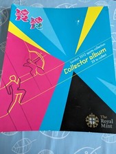 EMPTY USED LONDON 2012 OLYMPIC GAMES CARDED 2011 50p COIN SPORTS ALBUM (Damaged)