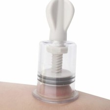 Portable Twist Pump Suction Vacuum Nipple Suckers Massage Cupping Breast Pump