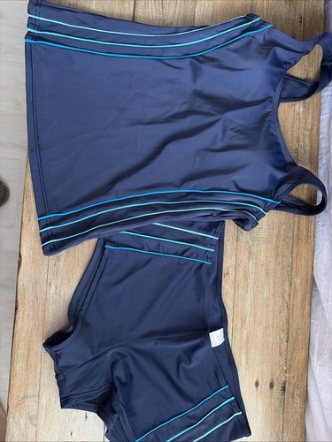 Bhs tankini blue size good - tankini,