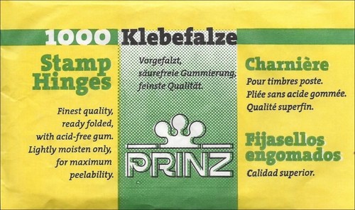 Prefolded stamp hinges pack - prefolded,