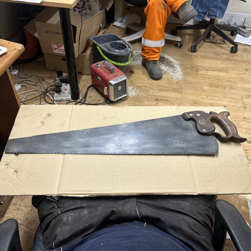 Vintage hand saw warranted - vintage,