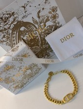 New Dior Montaigne Bracelet -Gold Finish Authentic, New in Box (RRP £410)