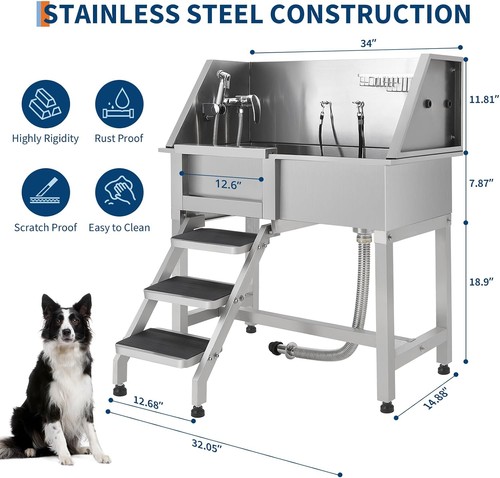Dog grooming bath - 34'',