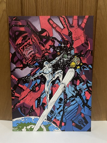 Silver surfer comic acrylic - surfer,