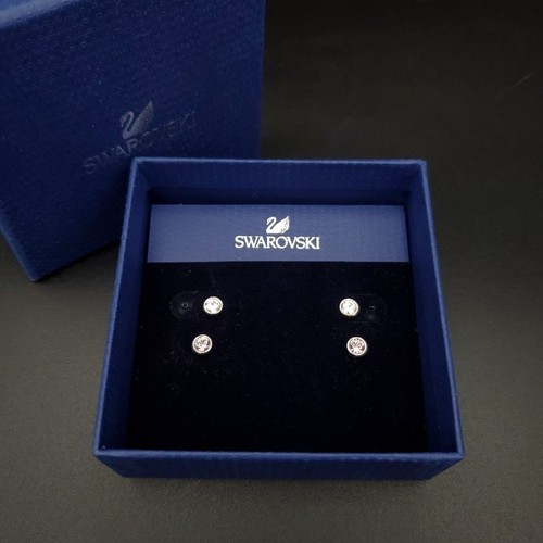 Swarovski crystal stud - crystal,