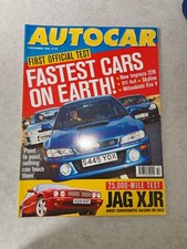 Autocar Dec 98 Magazine Impreza 22B 911 4x4 Skyline Mitsubishi Evo Jaguar XJR