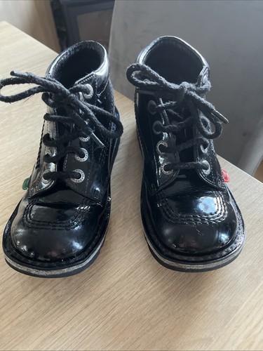 Girls black kickers school - girls,