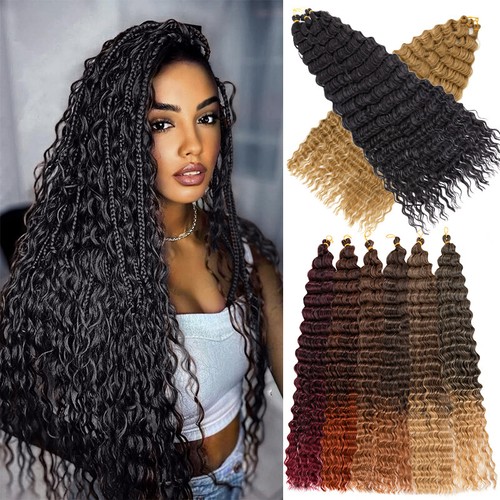 Long boho crochet braid deep - long,