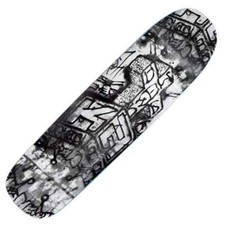 Dogtown Skateboards Graffiti Wall Pool Shaped Skateboard Deck 8.375"