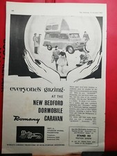 Bedford Dormobile Motorhome 1960 brochure leaflet advert - Genuine original item
