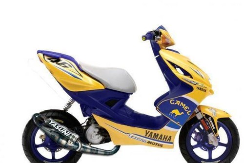 Yamaha aerox mbk nitro - nitro, yellow