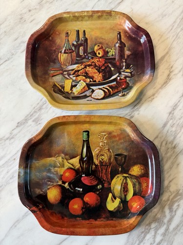 Vintage metal tin tip tea - tip,