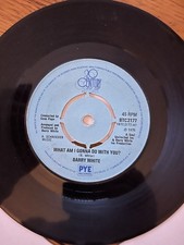 Barry White Singles x 11 Job Lot