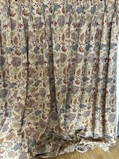 STUNNING NEW HEAVY QUALITY HUGE FOTHERINGAY JACOBEAN STYLE TAPESTRY CURTAINS
