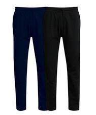 ex M*S MENS JOGGER AUTOGRAPH STRAIGHT LEG COTTON RICH REGULAR POCKET PANTS 