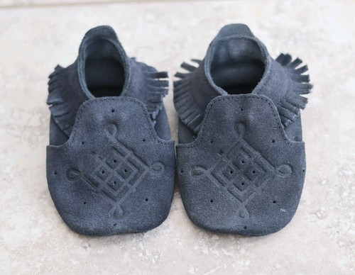 Bobux soft sole navy - soft, suede