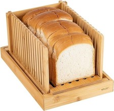 Foldable Bamboo Bread Slicer