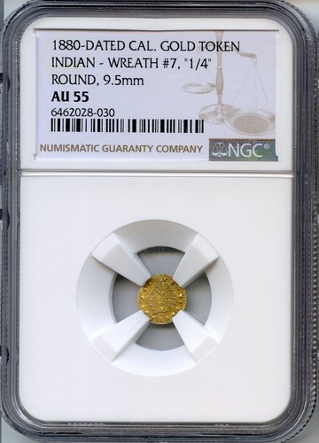 1880 california gold indian - gold,
