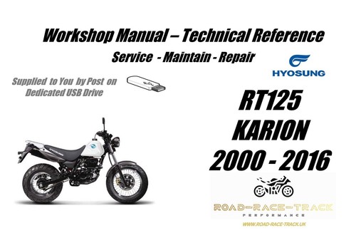 Hyosung rt125 karion service - hyosung,