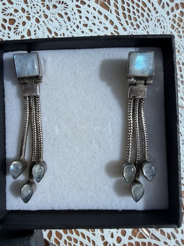 Rainbow moonstone silver 925 - silver,