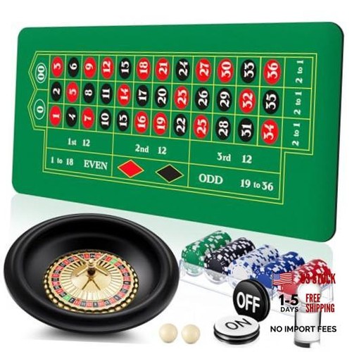 Roulette wheel game set - game,