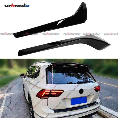 Pair rear window side wing - window,