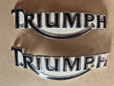 Triumph Tank Badges L/H & R/H