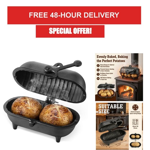Enhon cast iron potato cooker - potato,