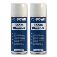 2x Pro Power Foam Cleaner Cleanser 400ml Multi Purpose Anti Static Electronics