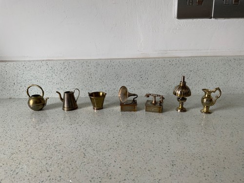 Old barge ware metal miniature - barge,