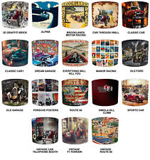 Vintage Classic Cars Lampshades Ceiling Lights Table Lamp shades Pendant shades.